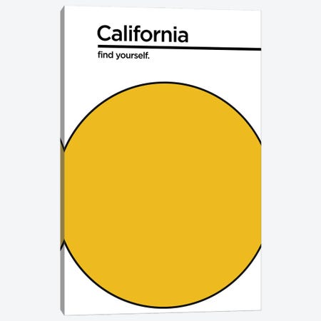 California Find Yourself Canvas Print #STY155} by Jay Stanley Canvas Artwork
