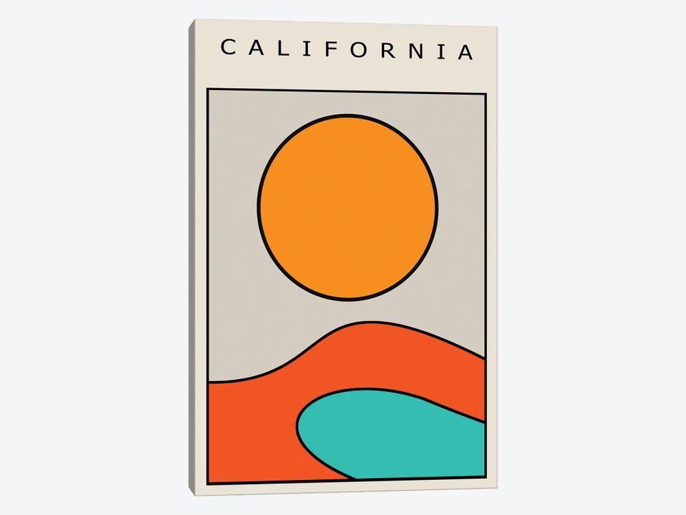 California Vibe by Jay Stanley 1-piece Canvas Art