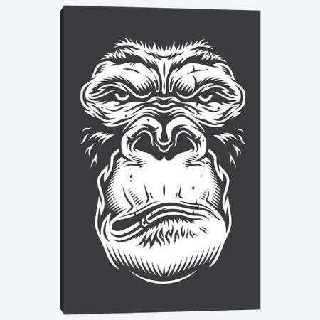 Close Up Ape Canvas Print #STY170} by Jay Stanley Canvas Print