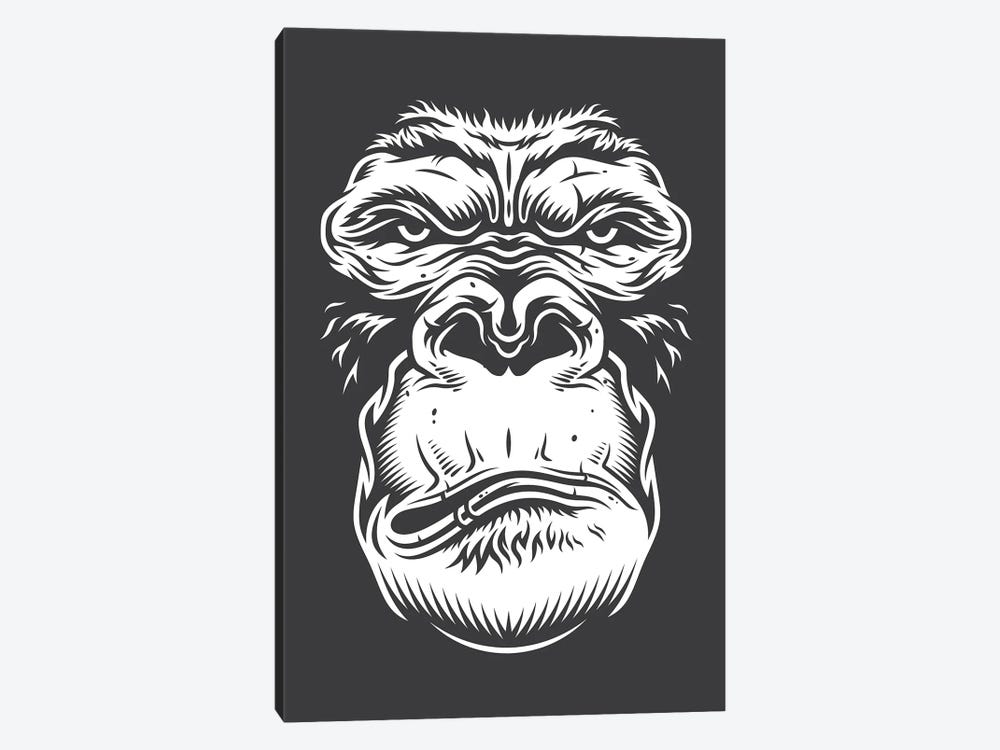 Close Up Ape by Jay Stanley 1-piece Canvas Artwork