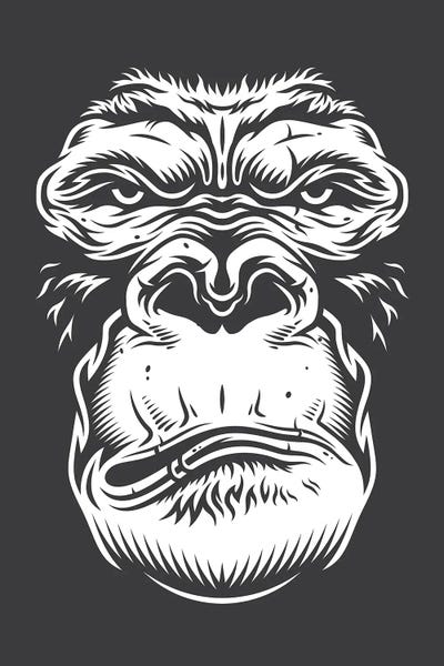 jay stanley: Close Up Ape by jay stanley