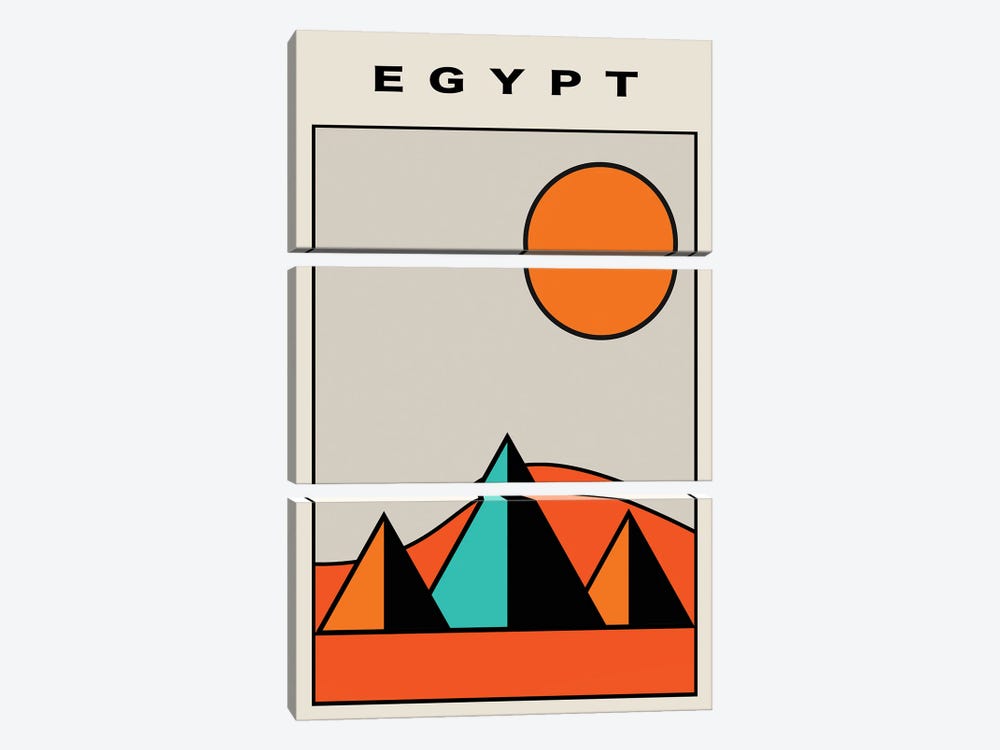 Egypt by Jay Stanley 3-piece Canvas Artwork