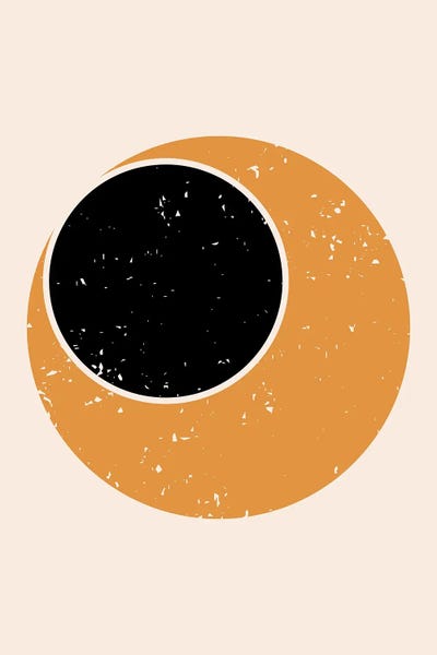 Scandinavian Office: Abstract Contemporary Sun by jay stanley