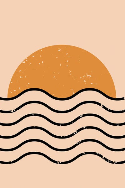 Minimalist Bohemian Decor: Everything Moves In Waves by jay stanley