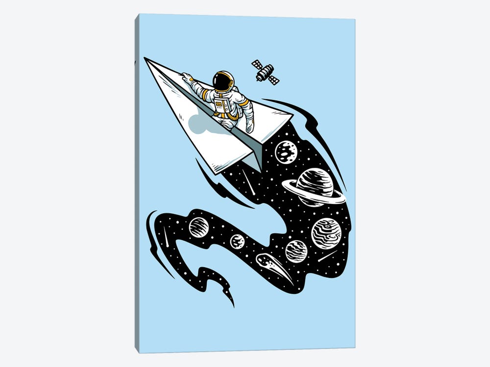 Flying Thru Space by Jay Stanley 1-piece Art Print