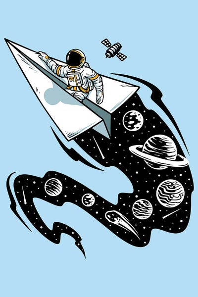 Exploration: Flying Thru Space by jay stanley