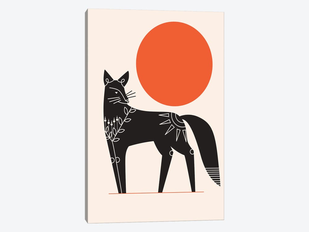 Fox And The Sun by Jay Stanley 1-piece Art Print