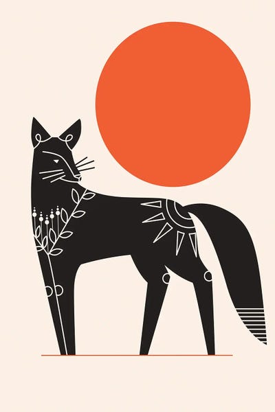 Scandinavian Office: Fox And The Sun by jay stanley