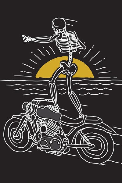 Skeletons: Freedom Rider by jay stanley