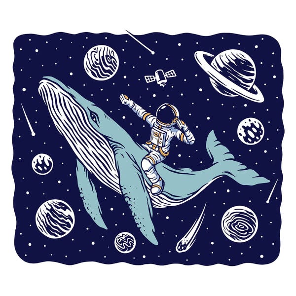 jay stanley: Galactic Whale Rider by jay stanley