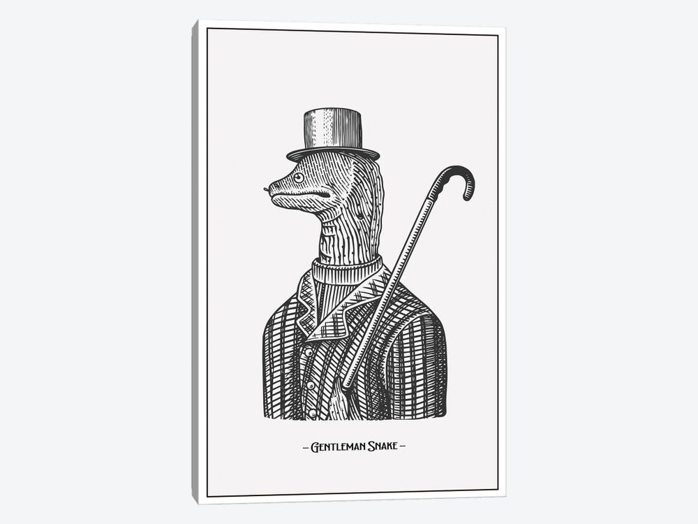 Gentlemen Snake by Jay Stanley 1-piece Art Print
