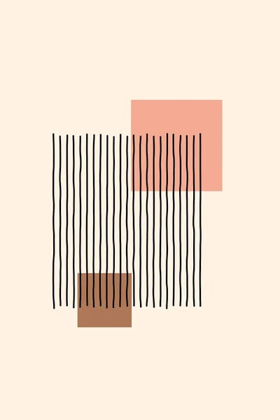 Geometric Abstract Shapes IIII by jay stanley multi panel art