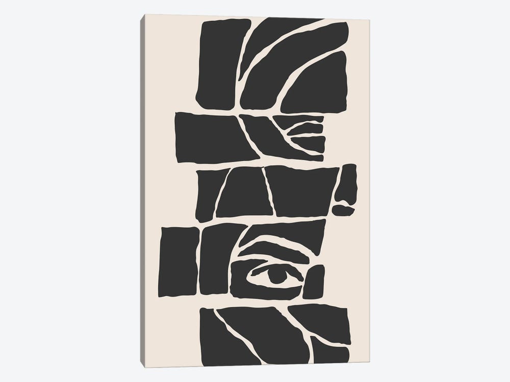 Abstract Face VII by Jay Stanley 1-piece Art Print