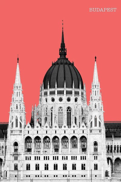 Domes: Halftone Budapest Red II by jay stanley