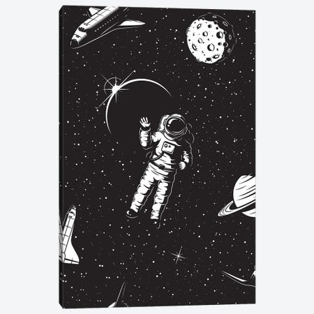 Hello Spaceman Canvas Print #STY239} by Jay Stanley Canvas Art