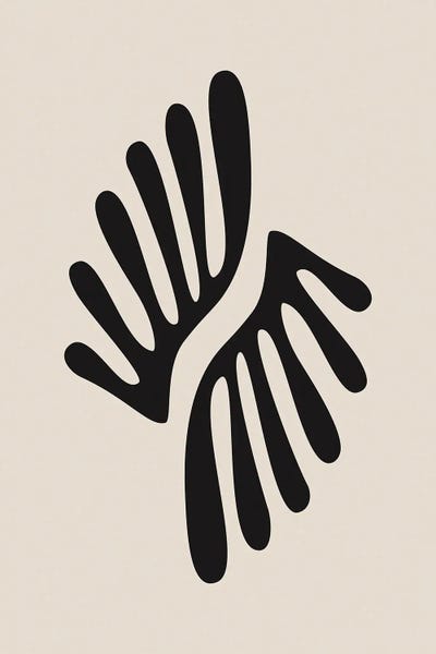 Matisse Black Algae Collection I by jay stanley art print
