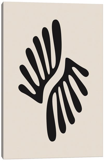 Henri Matisse Black Algae Collection I Canvas Art Print - The Cut Outs Collection