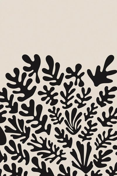 Matisse Black Algae Collection II by jay stanley art print