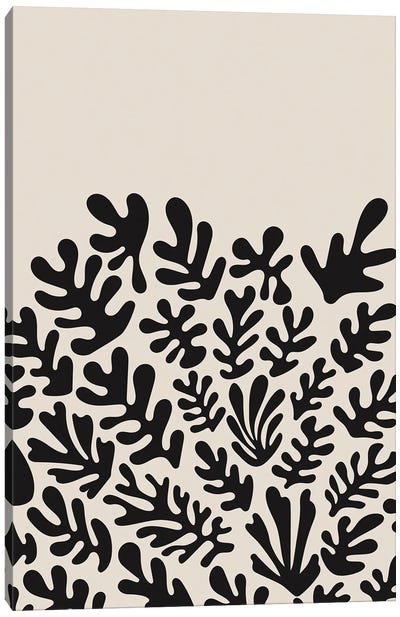 Henri Matisse Black Algae Collection II Canvas Art Print - The Cut Outs Collection