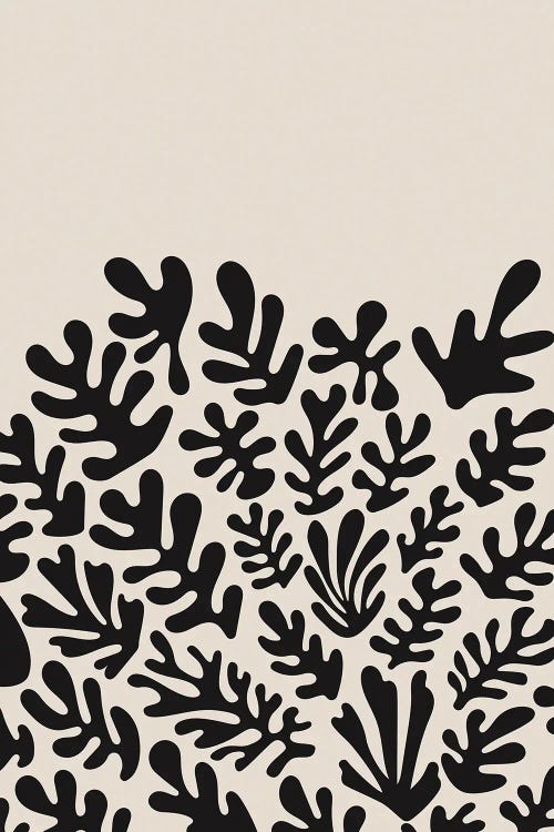 Henri Matisse Black Algae Collection II