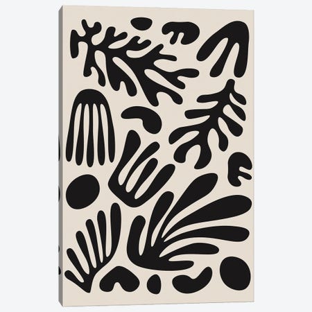 Henri Matisse Black Algae Collection III Canvas Print #STY242} by Jay Stanley Art Print