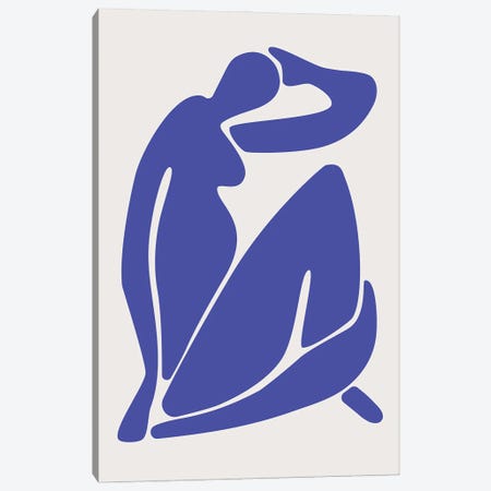 Henri Matisse Blue Collection I Canvas Print #STY243} by Jay Stanley Art Print