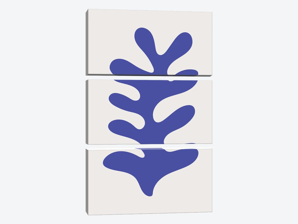 Henri Matisse Blue Collection III by Jay Stanley 3-piece Canvas Wall Art