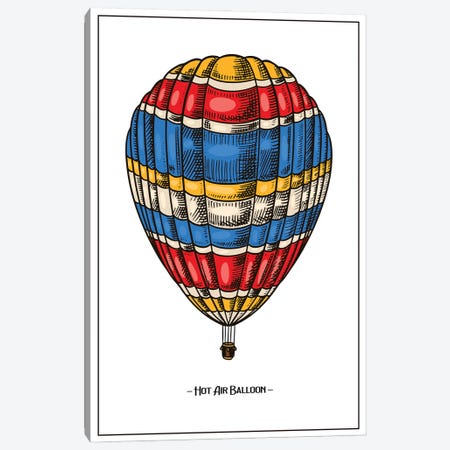 Hot Air Balloon Canvas Print #STY256} by Jay Stanley Art Print