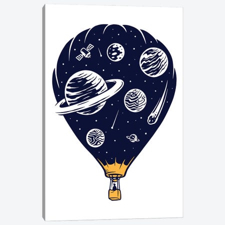 Hot Air Baloon Universe Canvas Print #STY257} by Jay Stanley Canvas Print