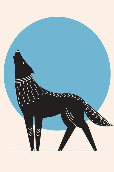 Scandinavian Office: Howl At The Moon by jay stanley