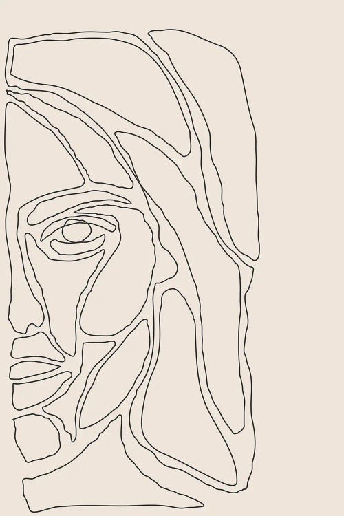 Abstract Face Lines II