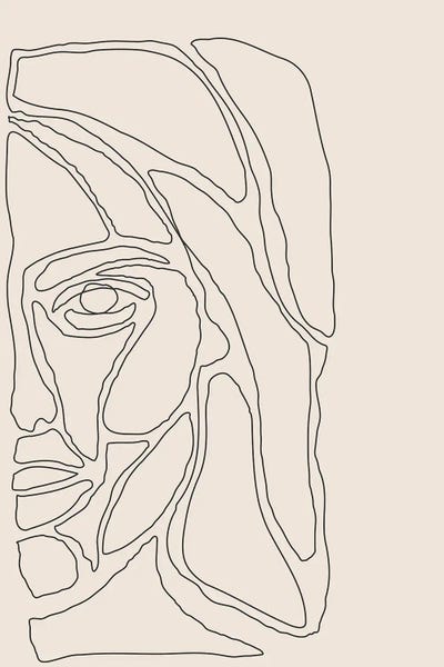Abstract Face Lines II
