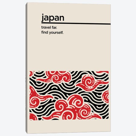 Japan Find Yourself Canvas Print #STY270} by Jay Stanley Canvas Artwork