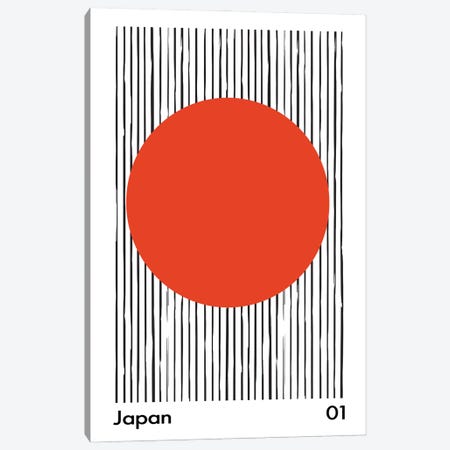 Japan Midcentury Canvas Print #STY271} by Jay Stanley Canvas Wall Art