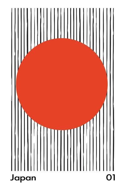 Minimalist Travel Posters: Japan Midcentury by jay stanley