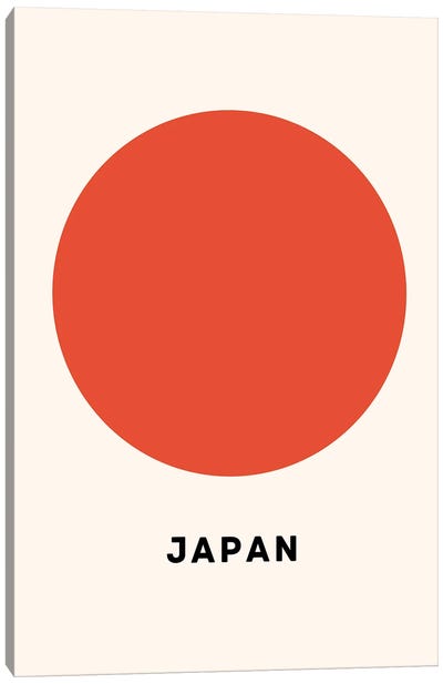 Japan Canvas Art Print - Minimalist Travel Posters