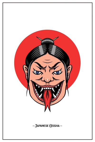 jay stanley: Japanese Geisha by jay stanley
