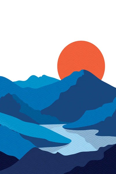 Japanese Minimalism: Japanese Mountain by jay stanley