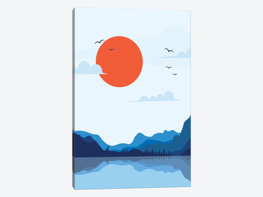 Japanese Sunset by Jay Stanley 1-piece Canvas Print