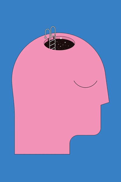 Keep An Open Mind by jay stanley framed wall art