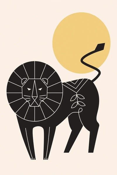 King Of The Jungle by jay stanley multi panel art