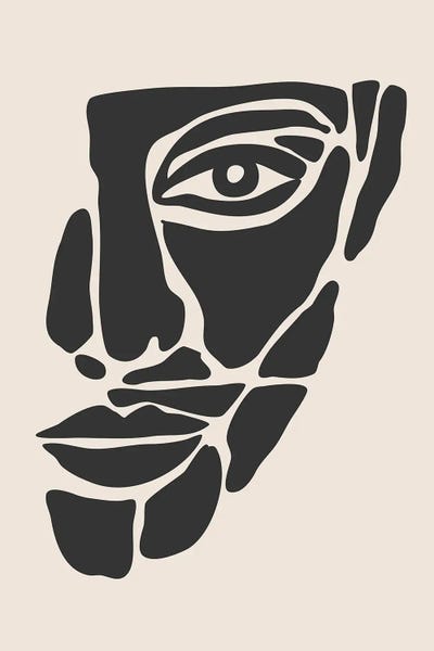 jay stanley: Abstract Face Series II by jay stanley