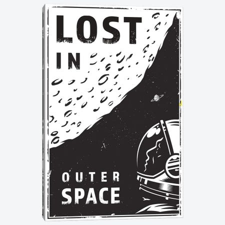 Lost In Outer Space Canvas Print #STY294} by Jay Stanley Canvas Art Print