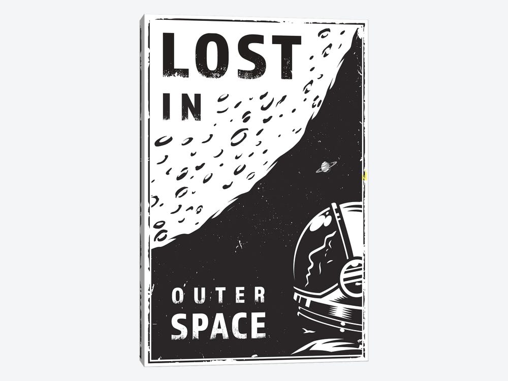 Lost In Outer Space by Jay Stanley 1-piece Canvas Artwork