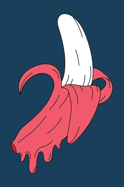 jay stanley: Melting Banana by jay stanley