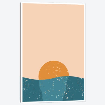 Melty Sunset Canvas Print #STY297} by Jay Stanley Art Print