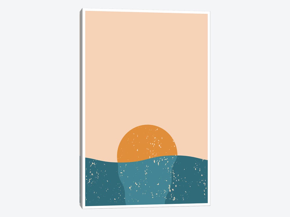Melty Sunset by Jay Stanley 1-piece Canvas Print