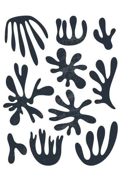 The Cut Outs Collection: Minimal Abstract Algae I by jay stanley