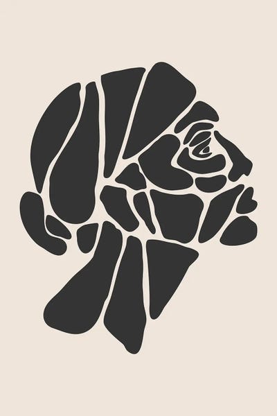jay stanley: Abstract Face Series IV by jay stanley