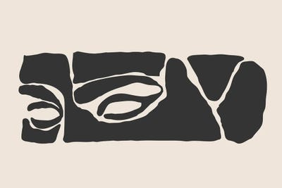 Abstract Face Series IV - II by jay stanley multi panel art